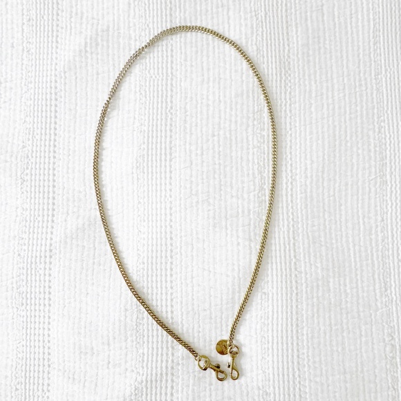Clare V Gold Crossbody Chain Strap (44") - Picture 1 of 2
